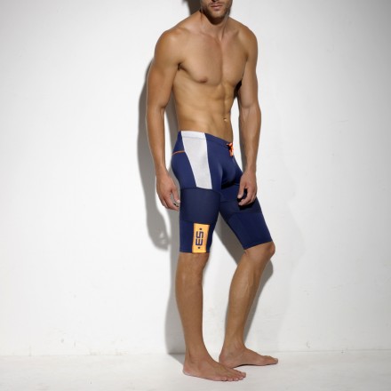 SP109 Silver Running Short Pants - NAVY