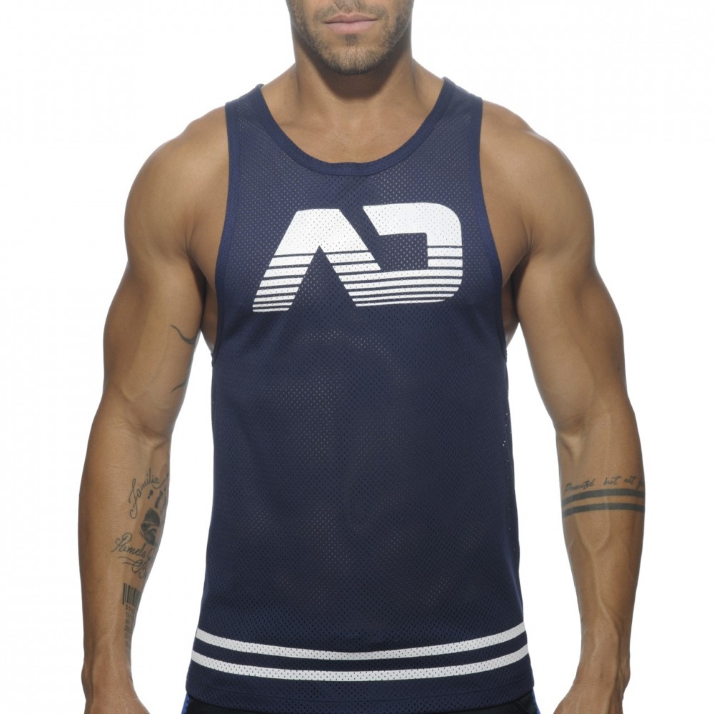 AD482 Mesh AD Tank Top - NAVY