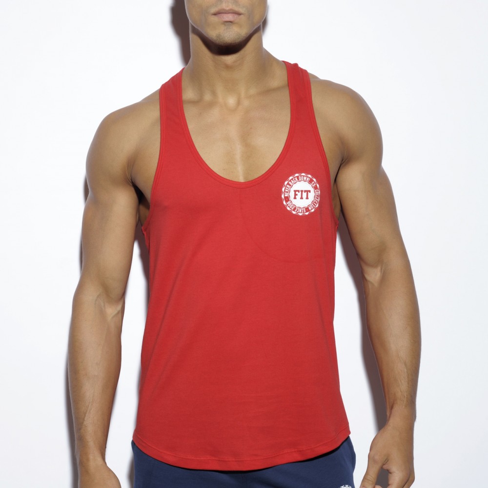 TS171 Never Back Down Tank Top - RED